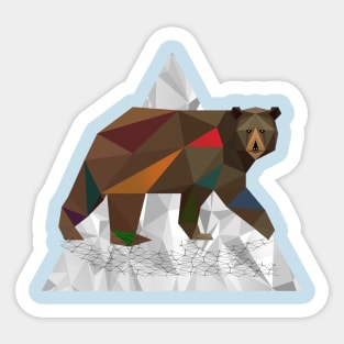cool bear Sticker